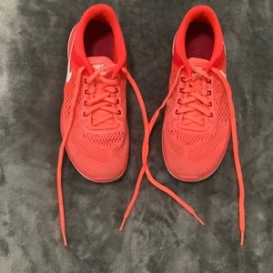 Nike coral shoes 8.5